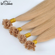 U Tip Hair Extension Pre Bonded Doble Drawn IV Flat Human